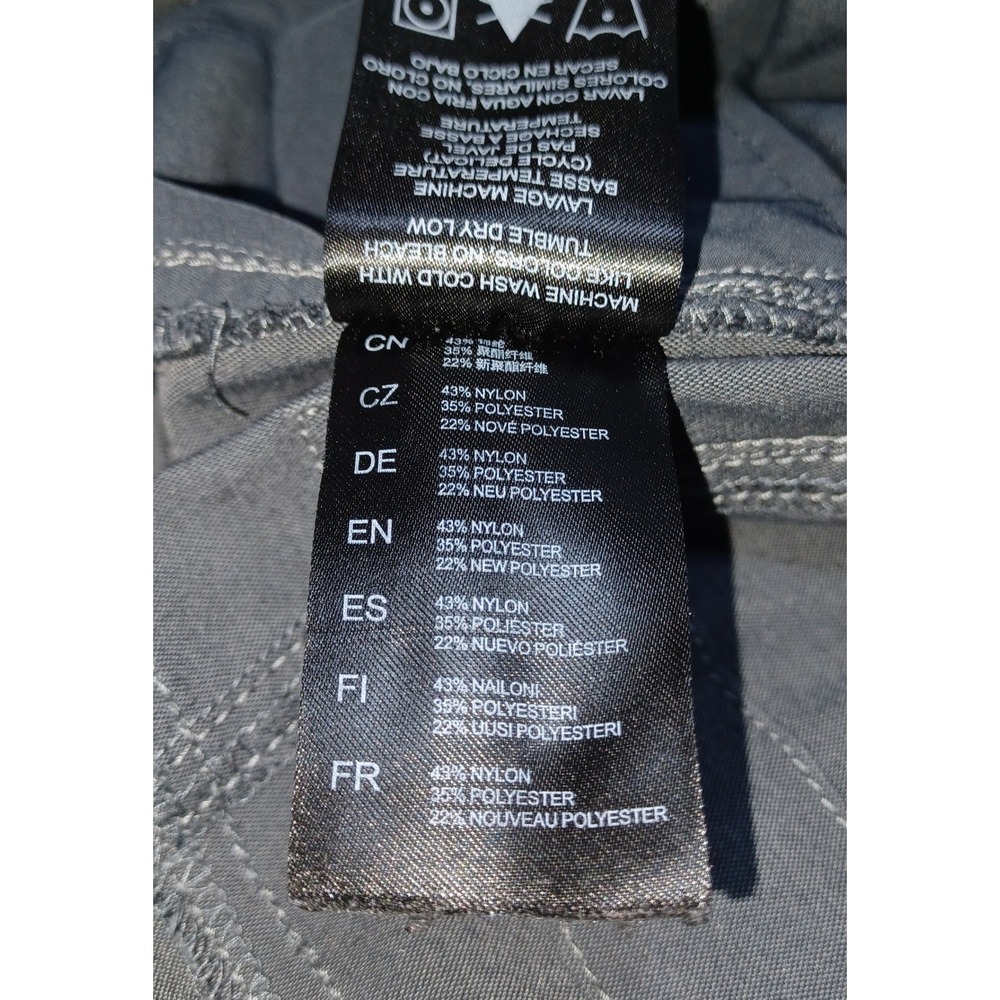 Kuhl Trekr Kapri Crop Pant Size 10 Stretch Gray Hiking Outdoor Travel Athleisure - Picture 4 of 10